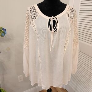 Women's Blouse Round Neck Size 2X